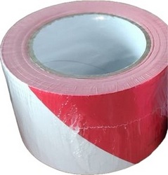 Absperrband rot-weiß (Flatterband) 75mm x 200m