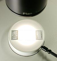 Schott Durchlichttisch DL 84mm fr flexible Kaltlichtleiter bis 5mm 122.150.
